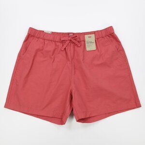 Levi's Men's XX Chino Easy 6" Elastic Drawstring Pocket Relaxed Shorts Red XXL